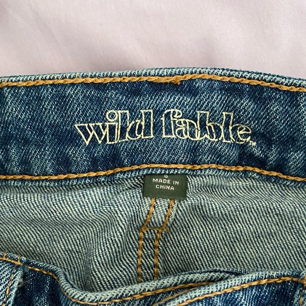 wild fable Dark Blue Denim Cutoff Jean Shorts